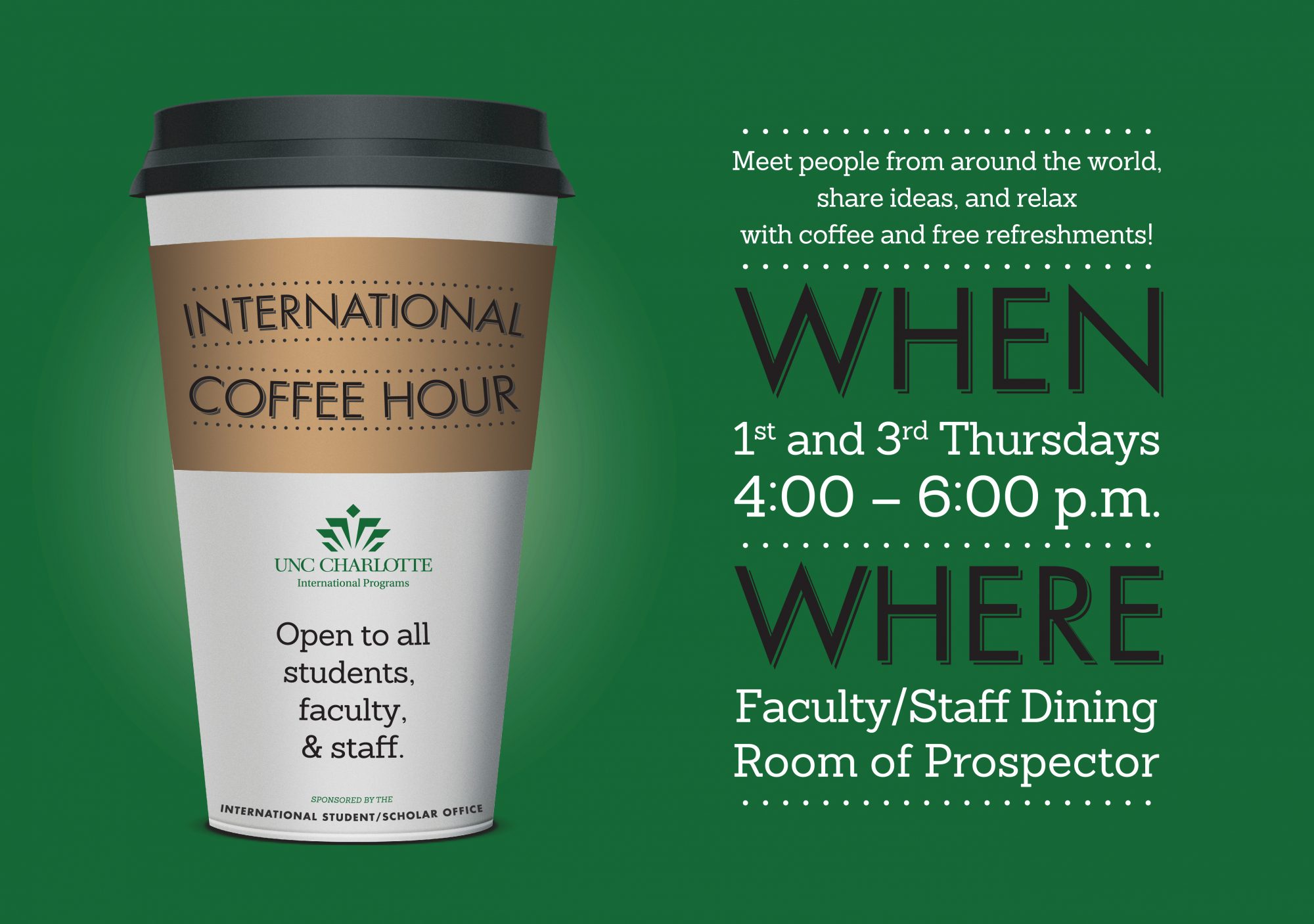 International Coffee Hour Flyer